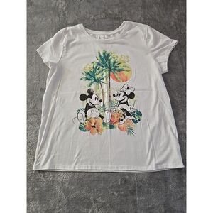 Vintage‎ Officially Licensed Disney Mickey And Minnie Mouse T-SHIRT Size Large